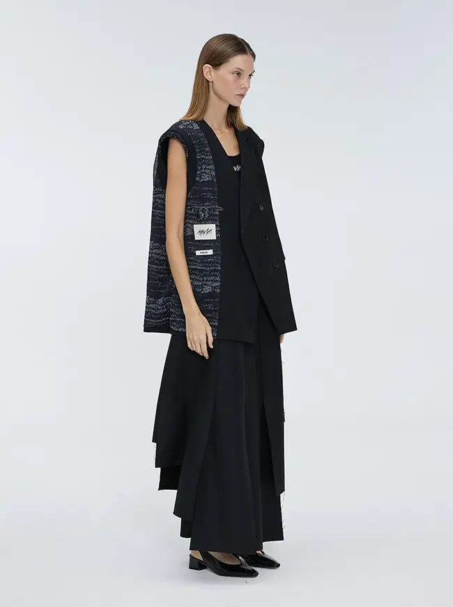 Patchwork Skirt (Black)