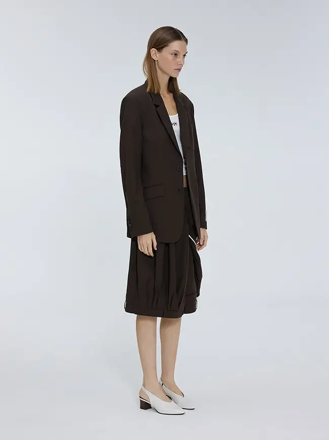 Signature Reversible Jacket (Brown)