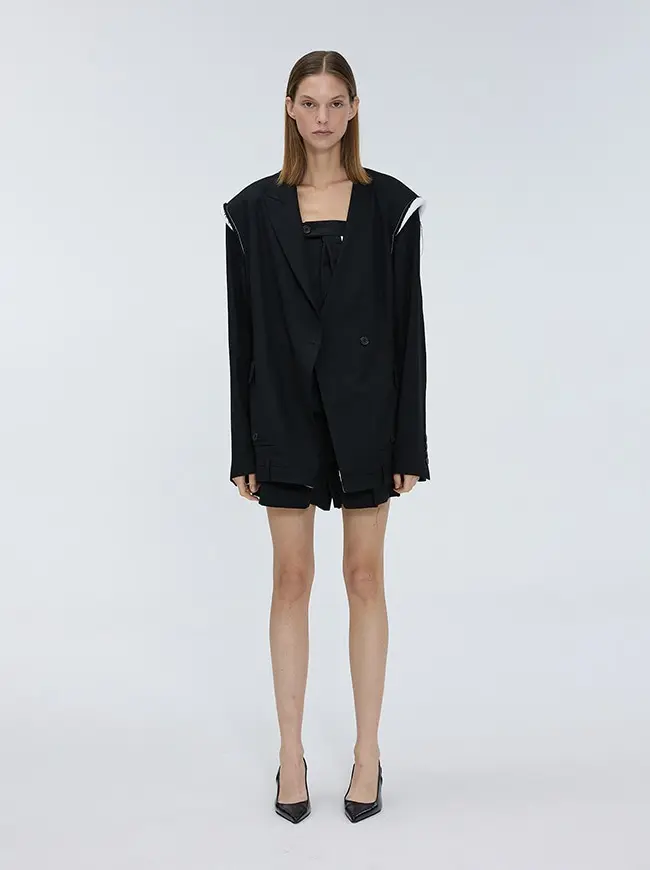 Signature Back Detail Tuck Jacket