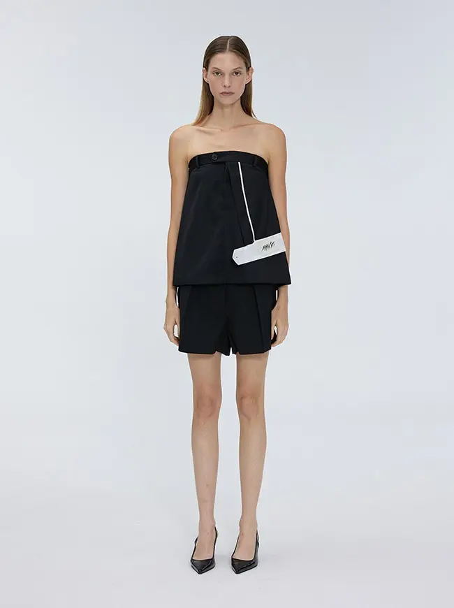 Pants Layered Skirt Top