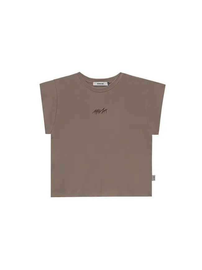 Logo Basic Slim T-Shirt (Etope Beige)