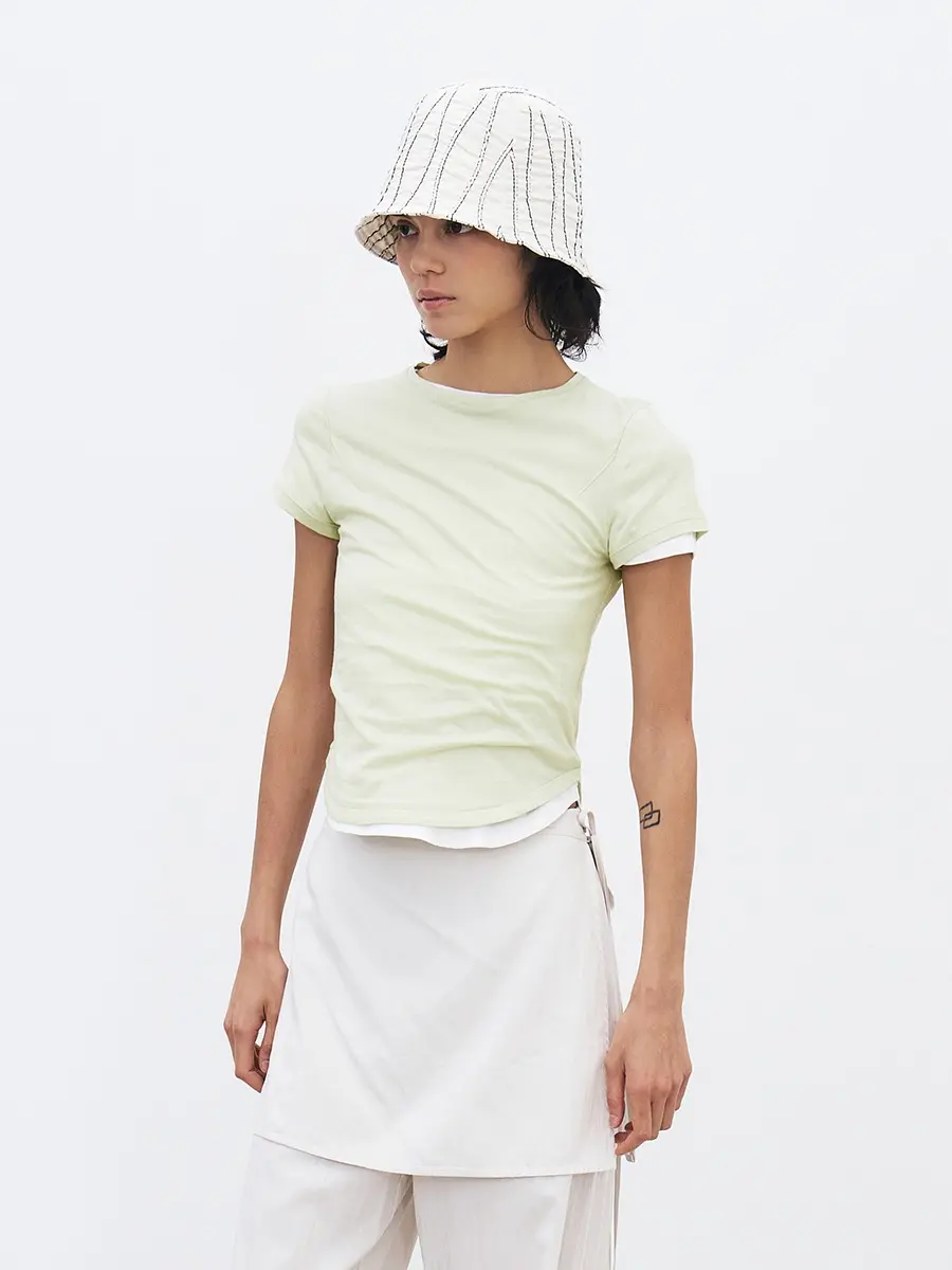 TFR ROUND NECK COTTON TOP_MINT