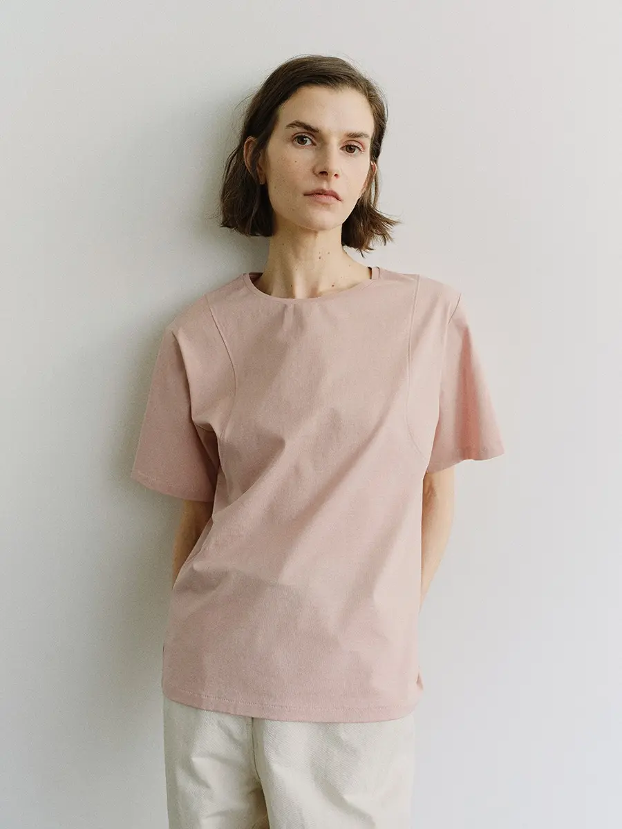RTS ARMHOLE STITCH SILKET TOP_PINK