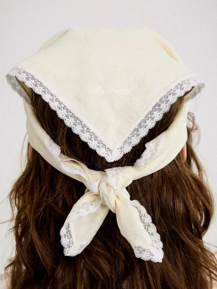 EVER LACE SCARF - CREAM