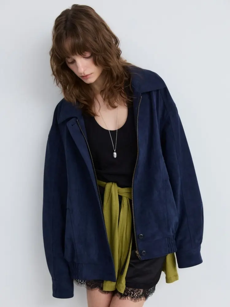 SILKY MINI SKIRT - OLIVE