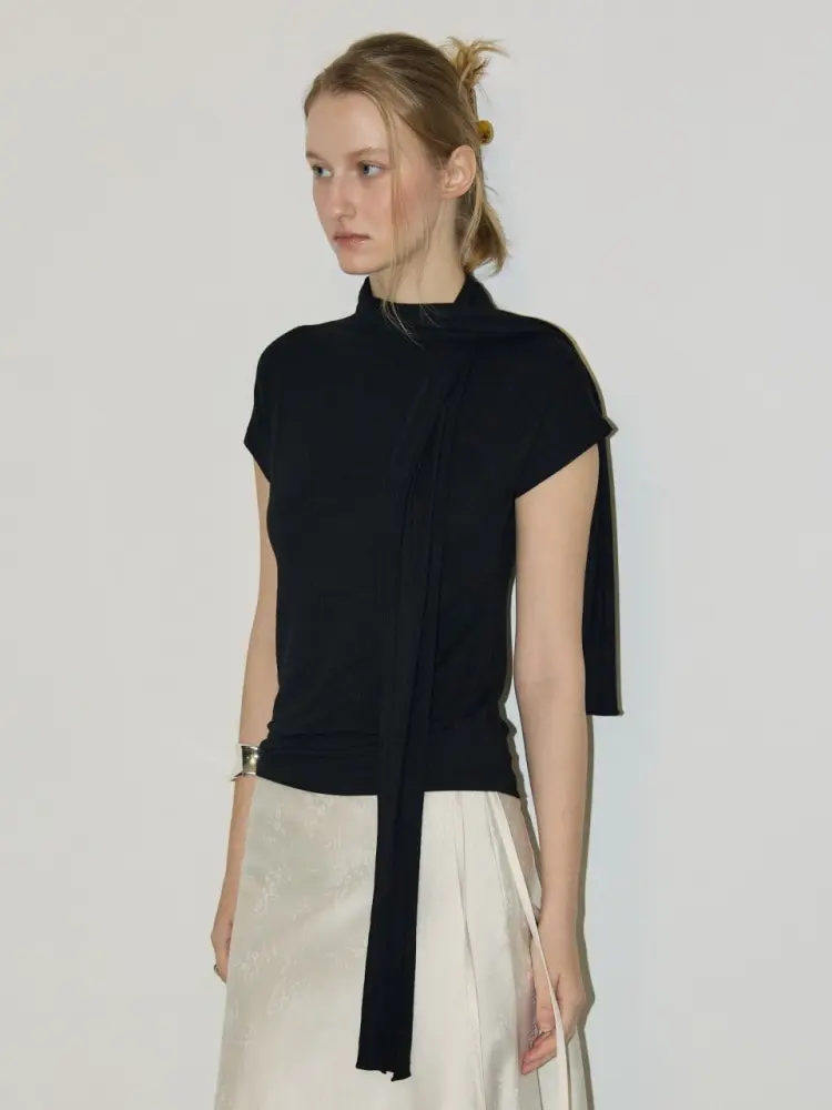 SARHA FLARED SKIRT - BEIGE