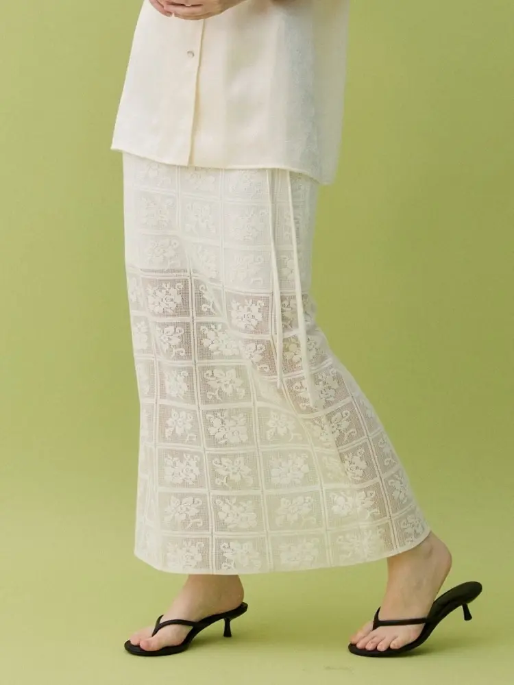 PEARL HALF SHIRT - CREAM