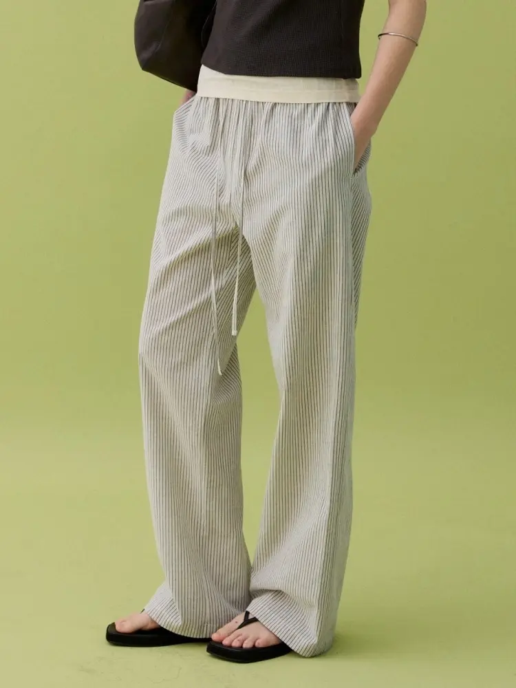 YURA LINEN PULLOVER - BEIGE