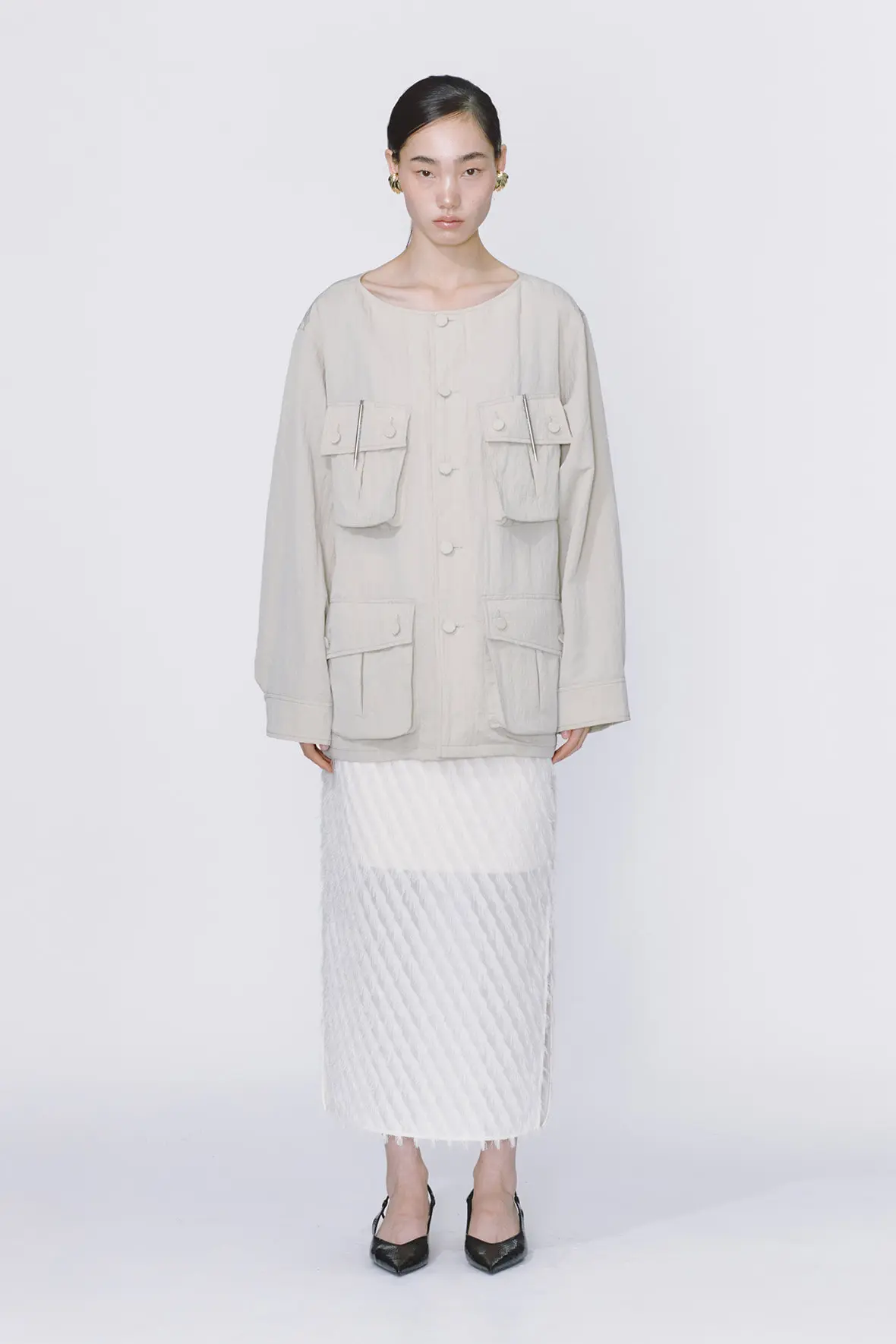 Boatneck Nylon BDU Jacket