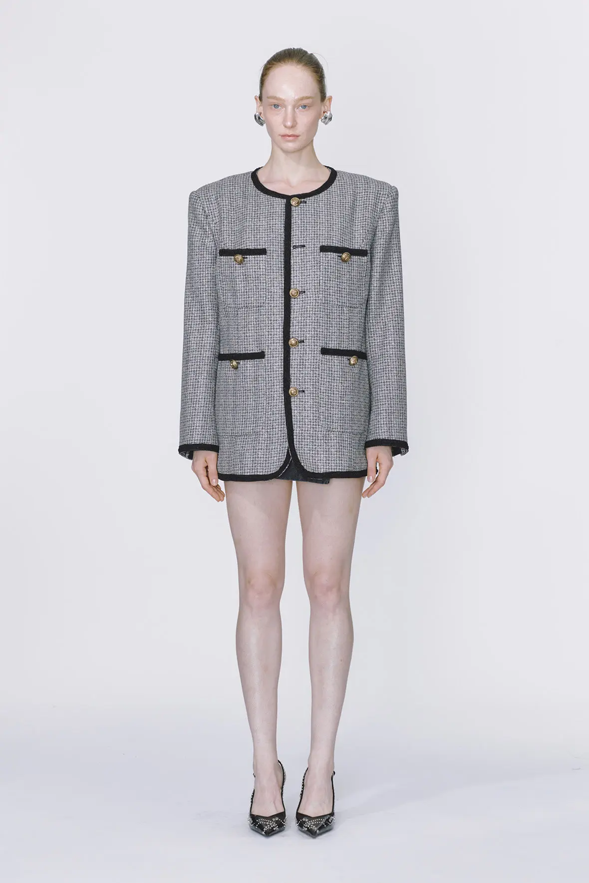 Signature 4-Pocket Tweed Jacket