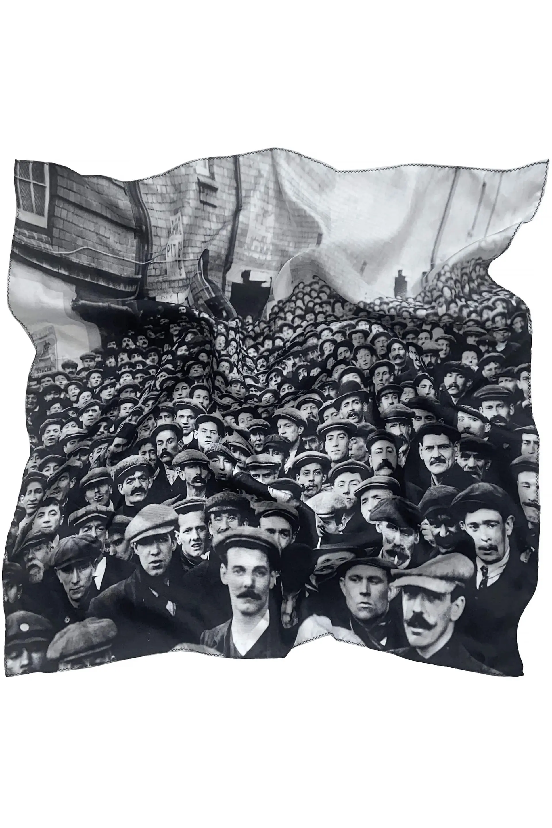 Monochrome Silk Screen Scarf Type 2 — vue 1