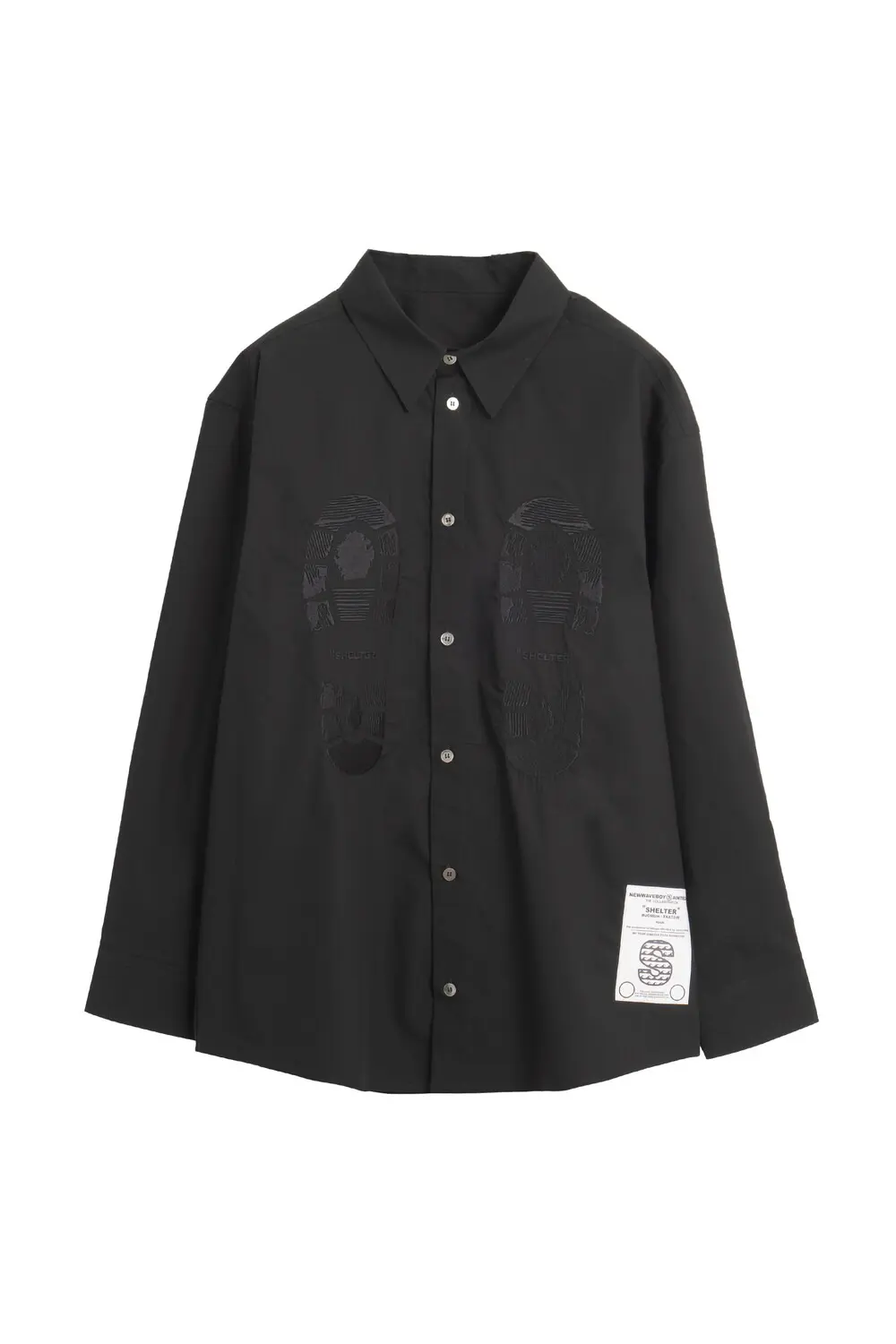 Footprint Shirts (Black)