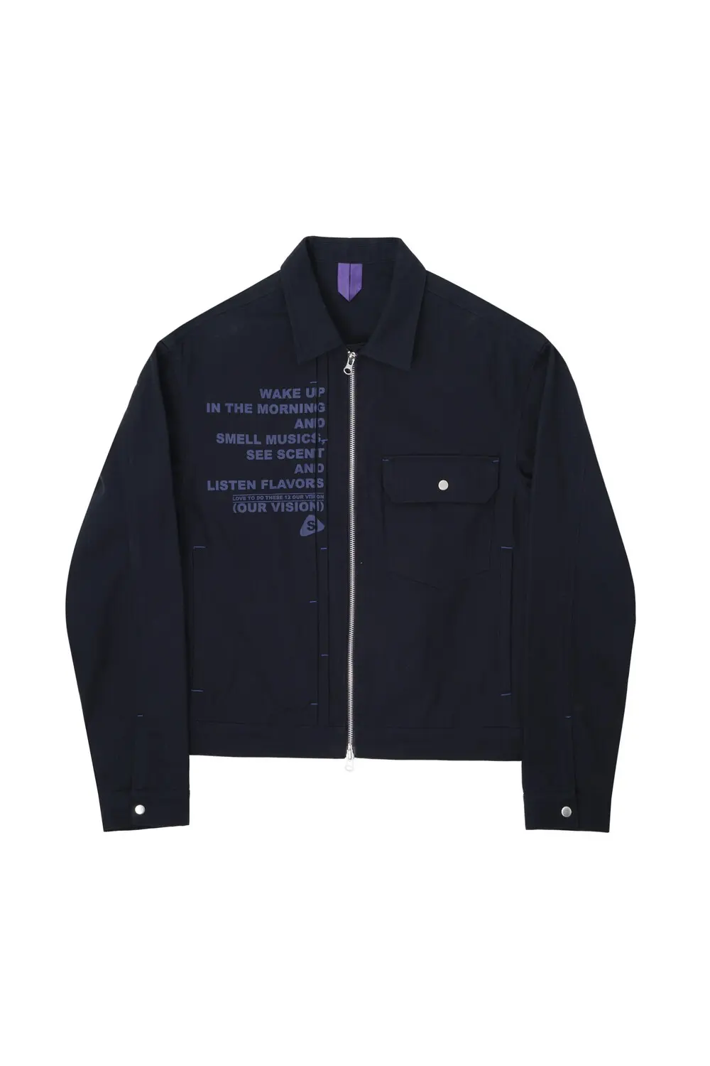 V Routine Cotton Jacket (NVY)