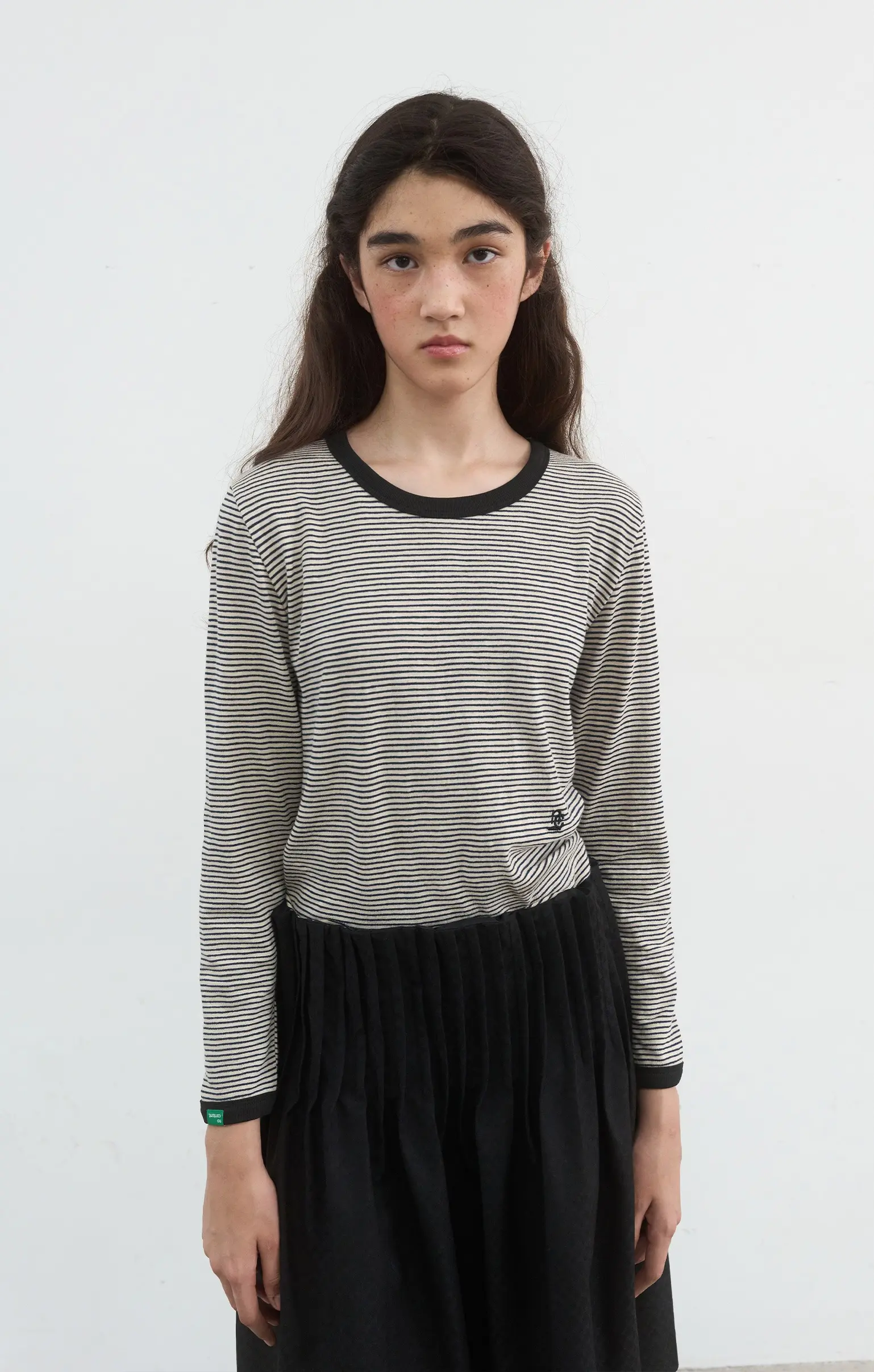 Low Point Stripe T (Ivory)