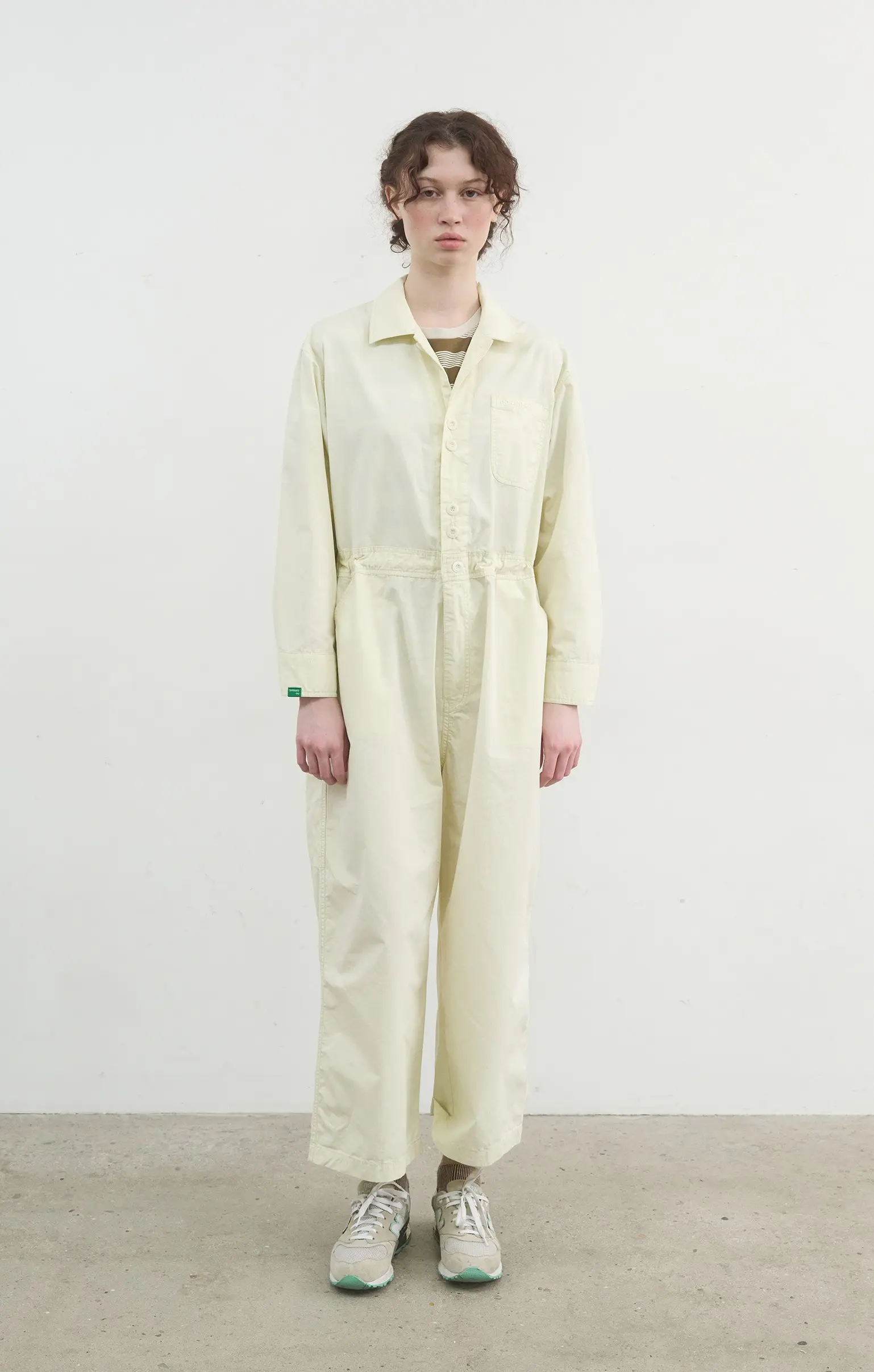 Worky Jumpsuit (Lemon Cream)