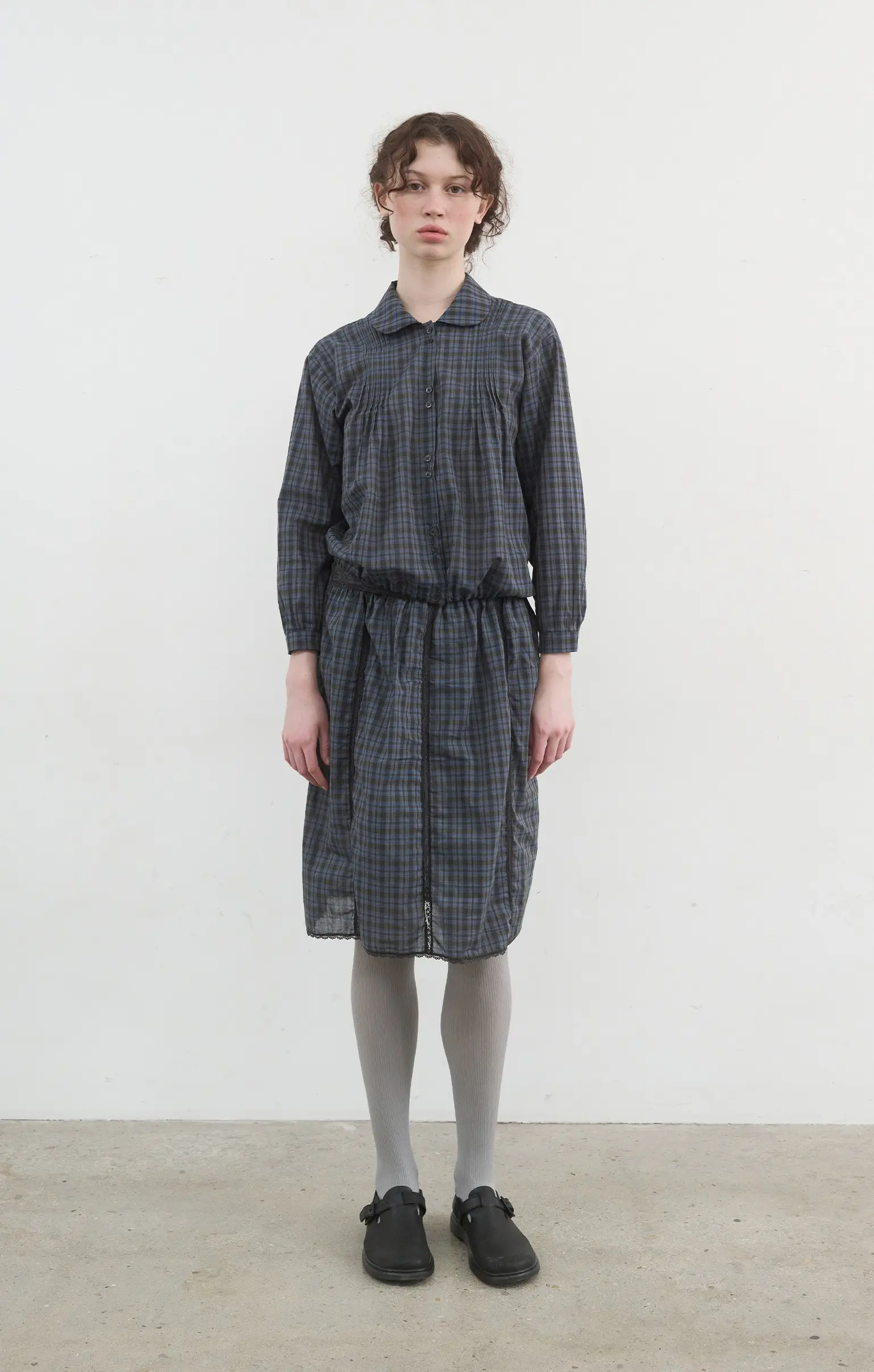 Riga Lace Skirt (Navy)
