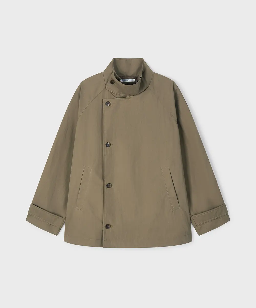 City Trench Jacket (Stone Beige)