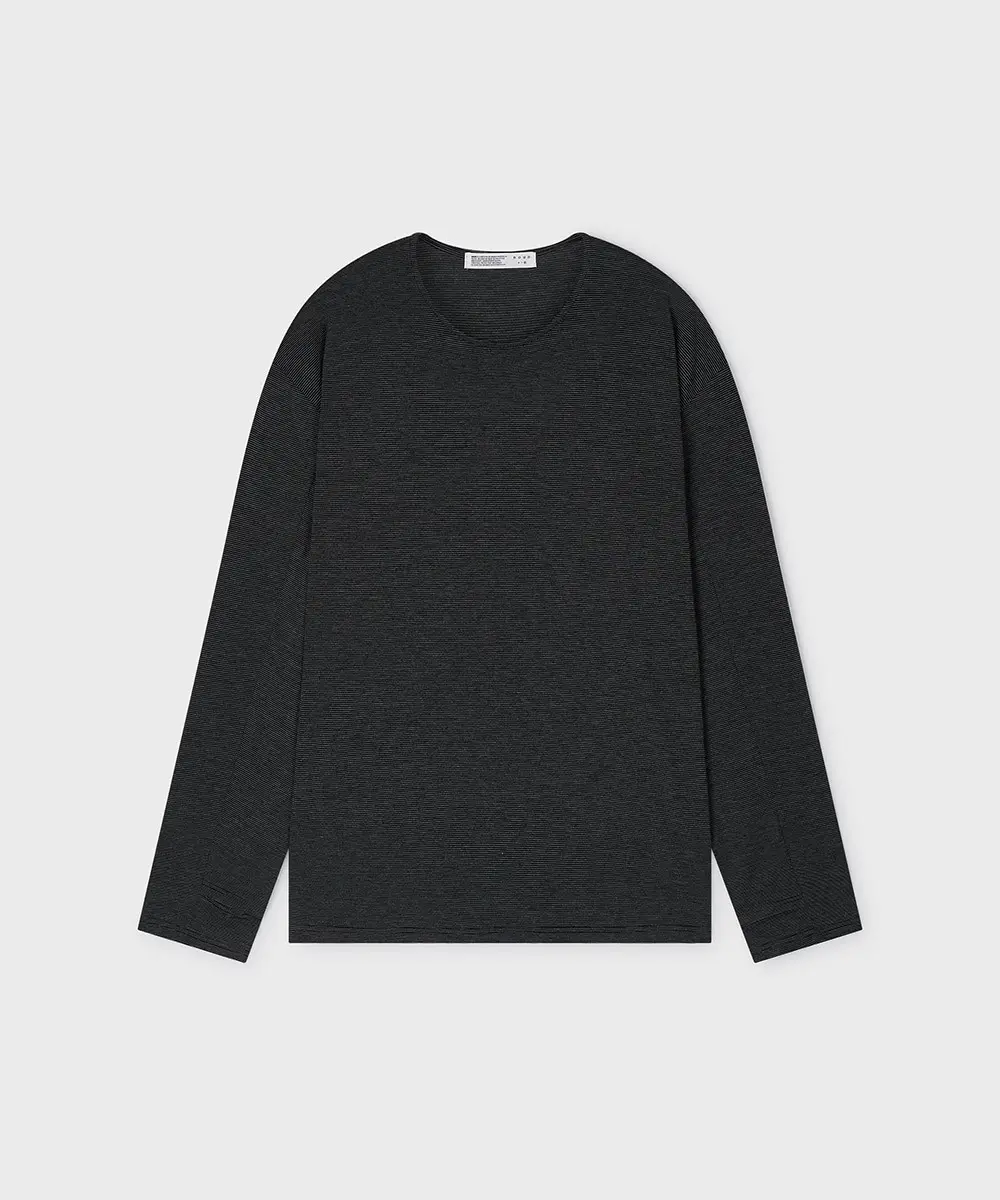 Stripe T-Shirts (Charcoal)