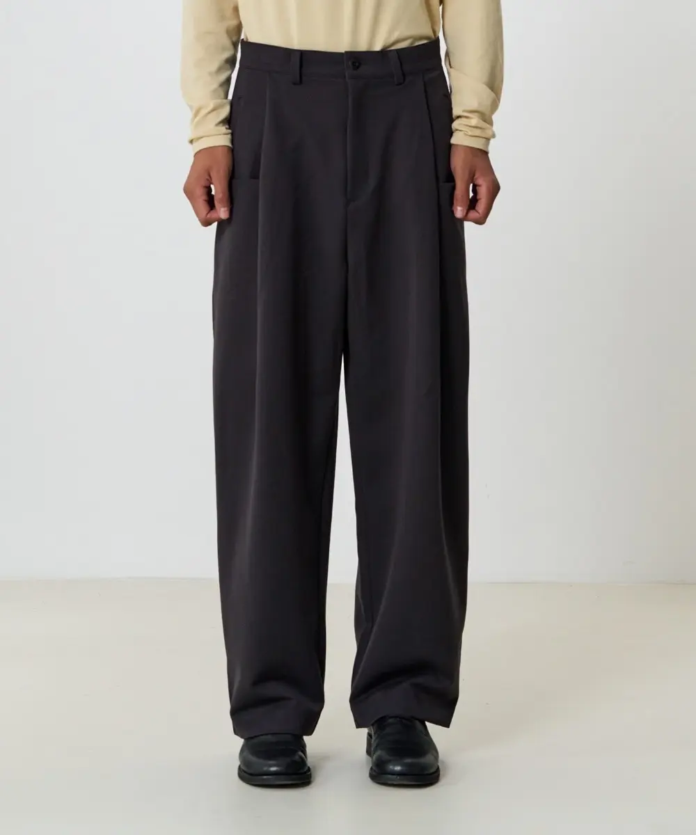 Divide Pocket Pants (Charcoal Brown)