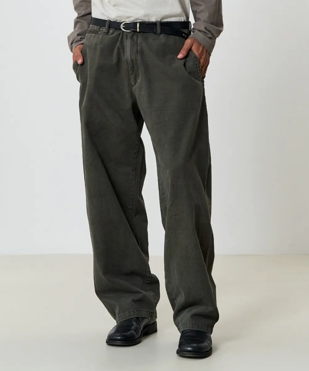 Tapered Chino Pants (Deep Khaki)