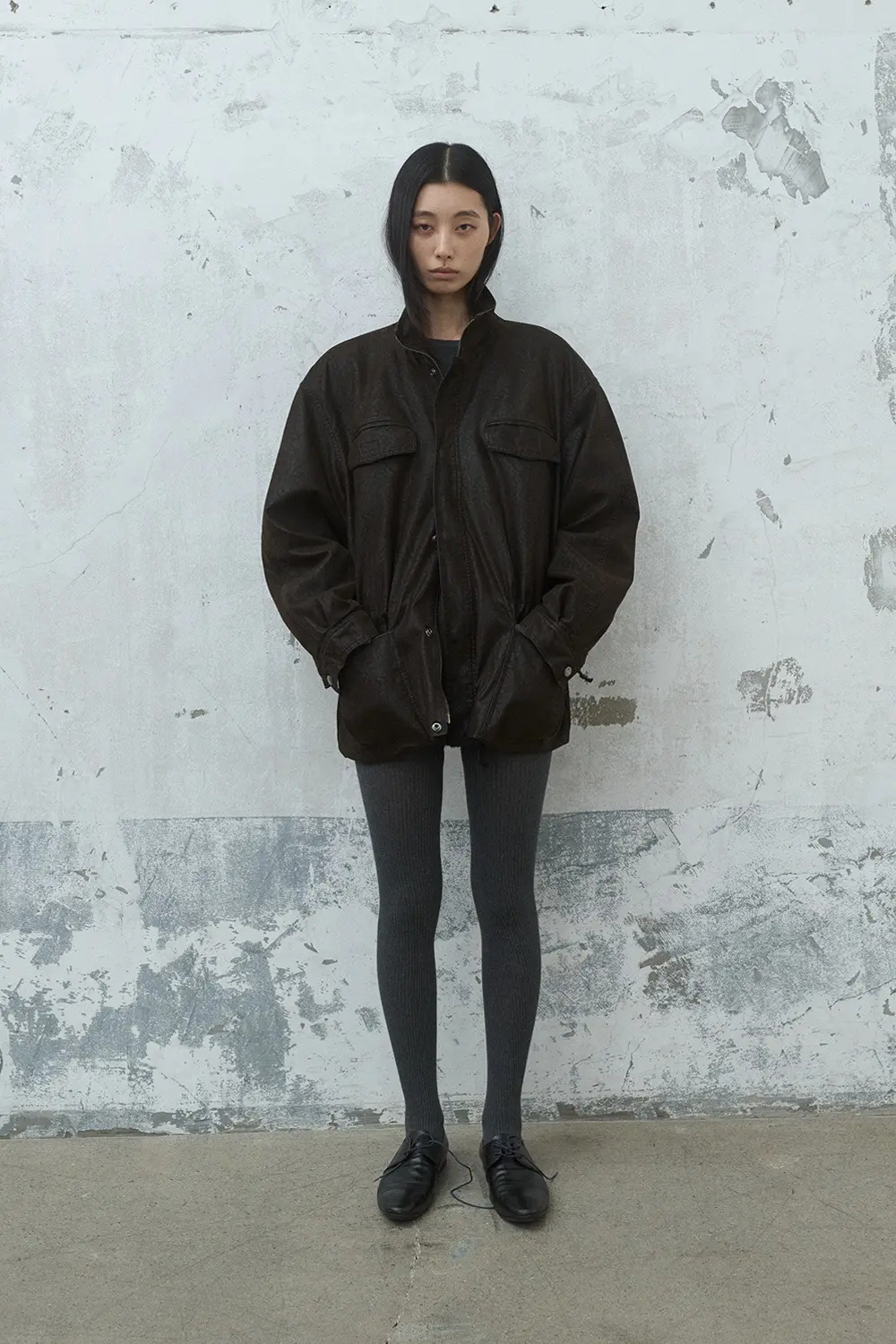 Low Waist Field Jacket (Faded Brown)