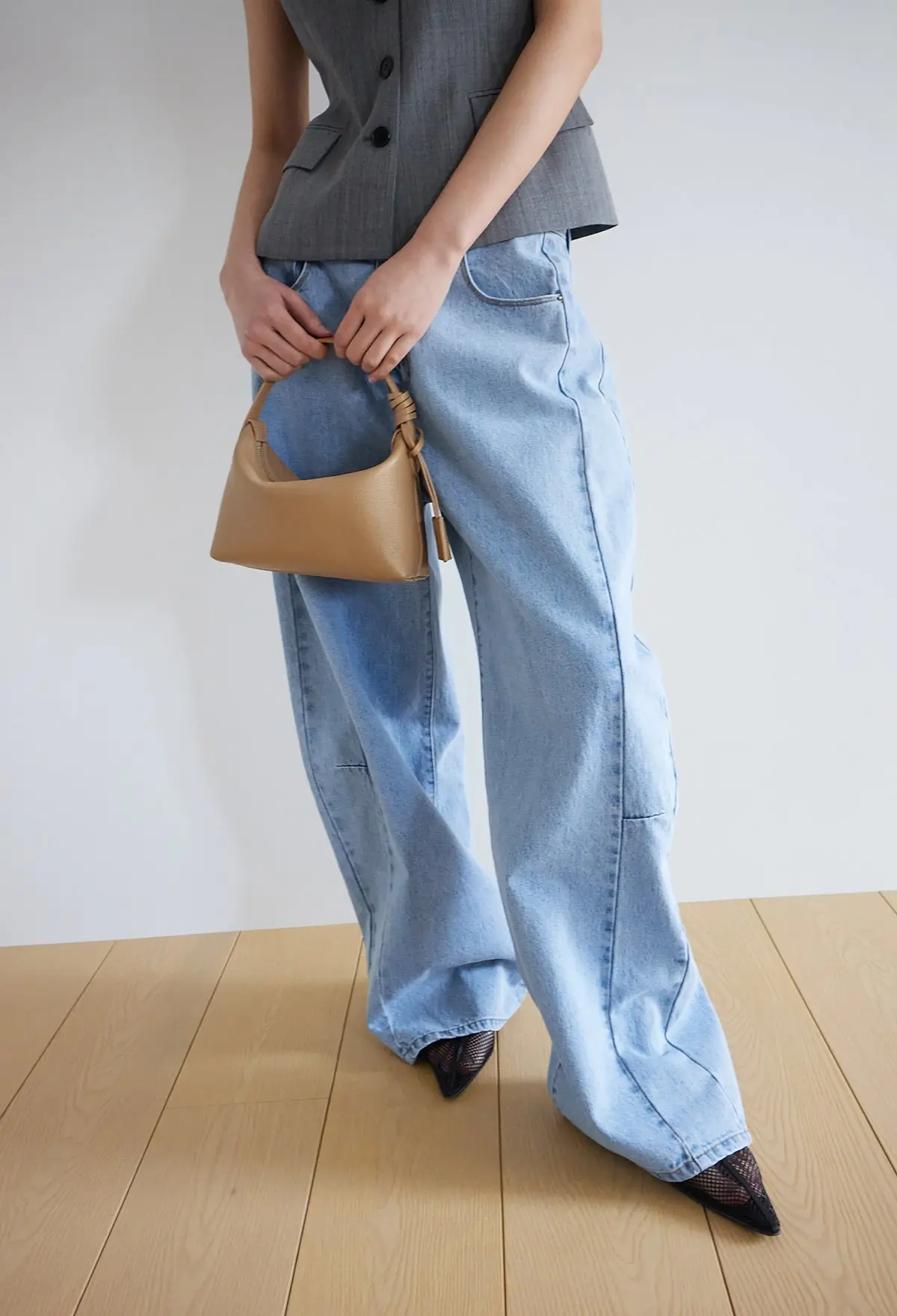 Arc Bag Small Beige