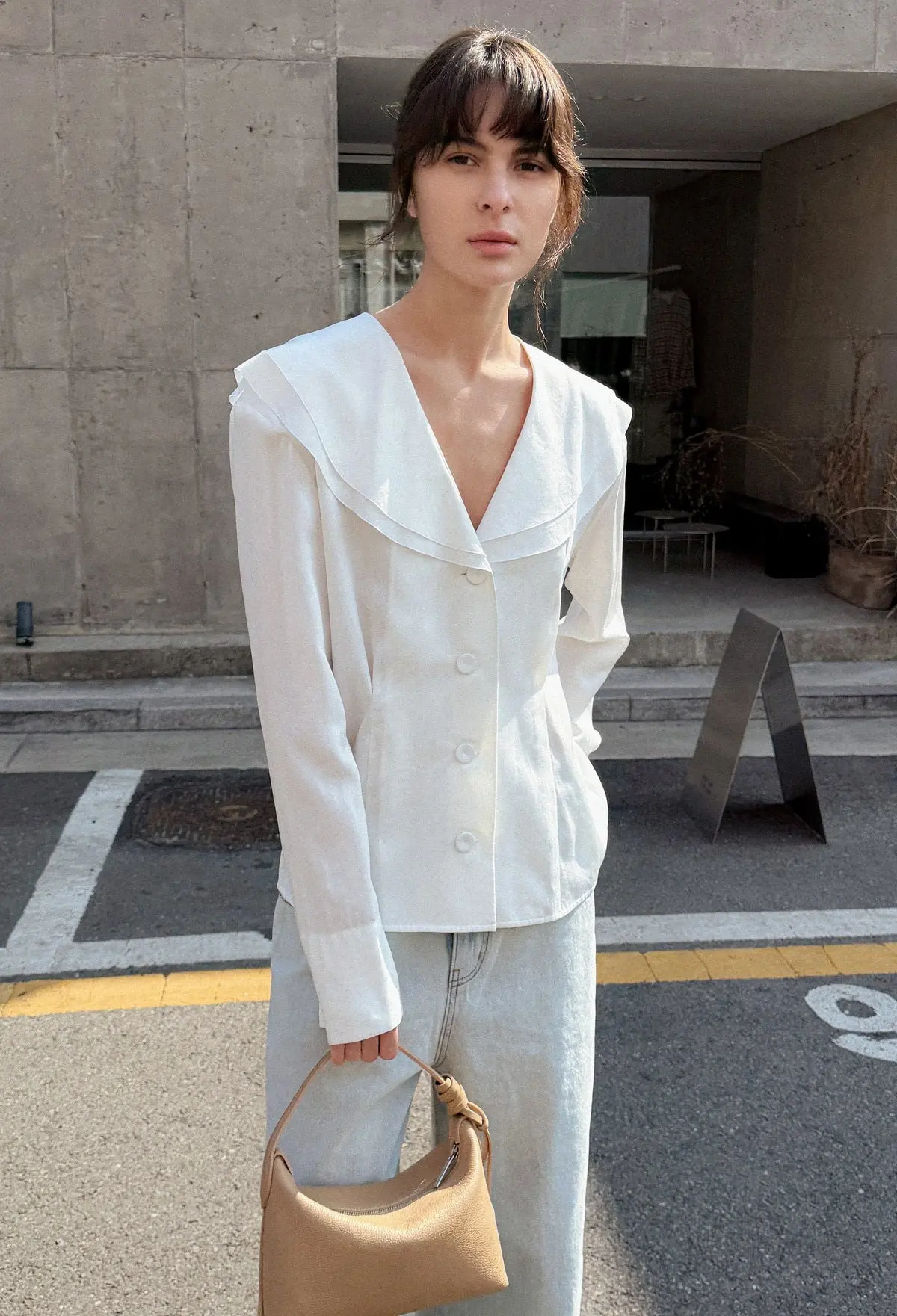 Ruffle Shirt Blouse