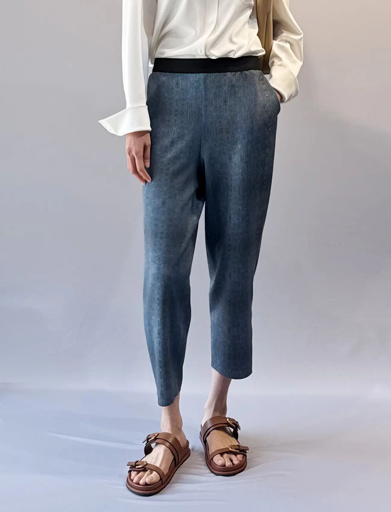 Airless Denim Pants (Blue)