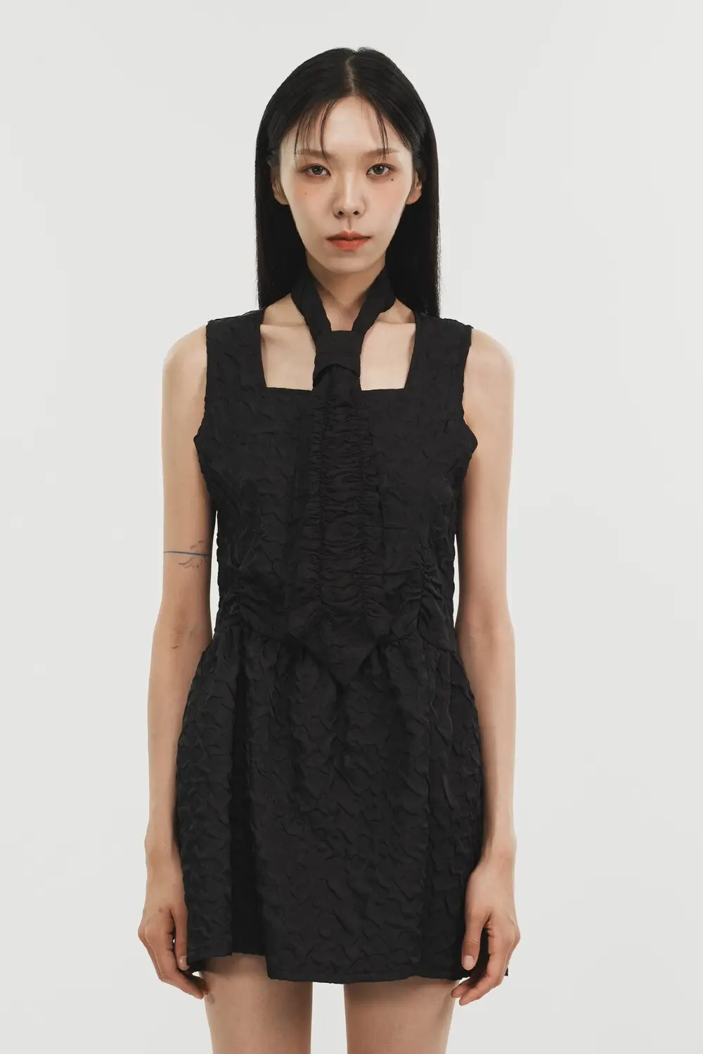 Shirring Raindrop Dress