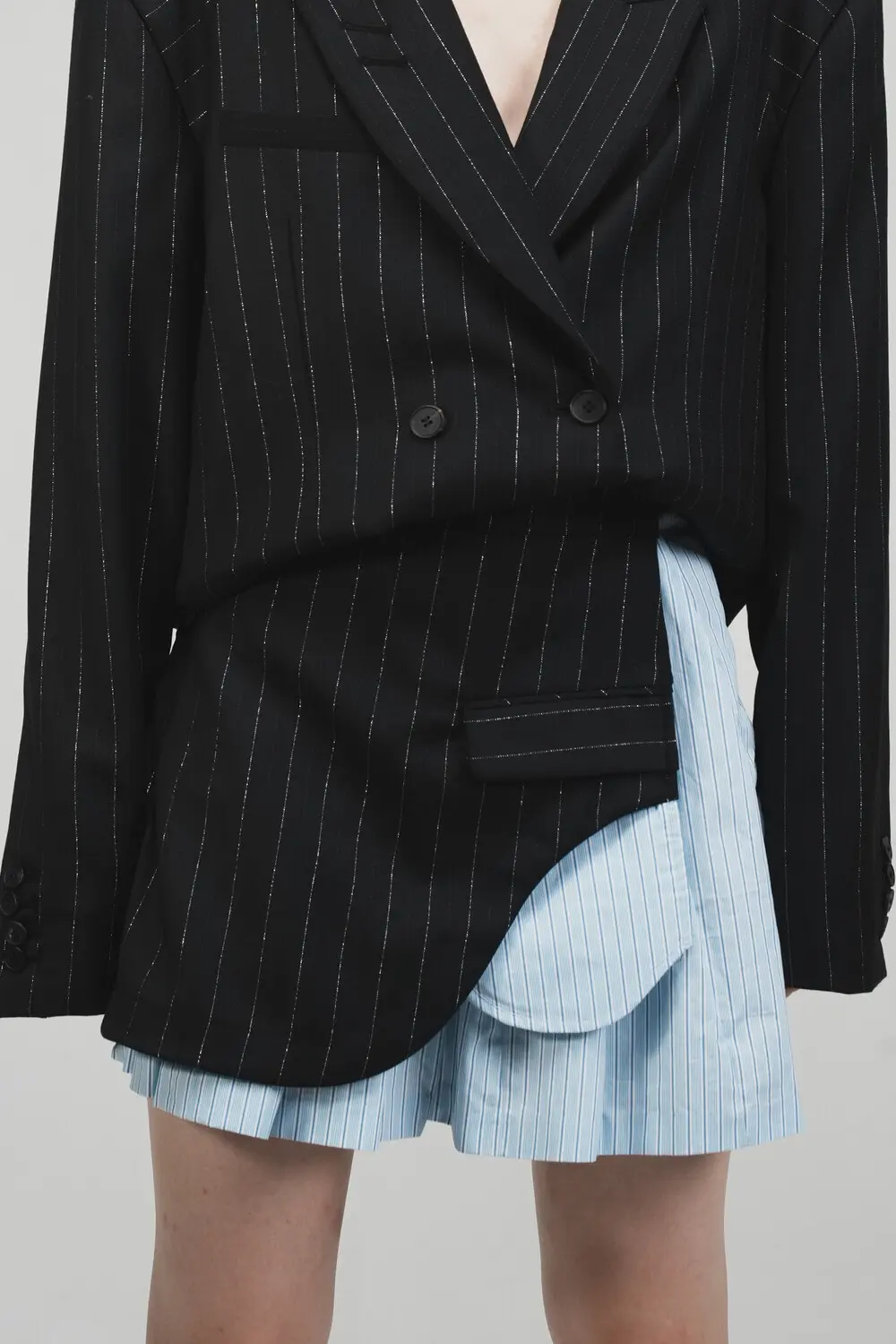 Shirt Pleats Skirt Pants