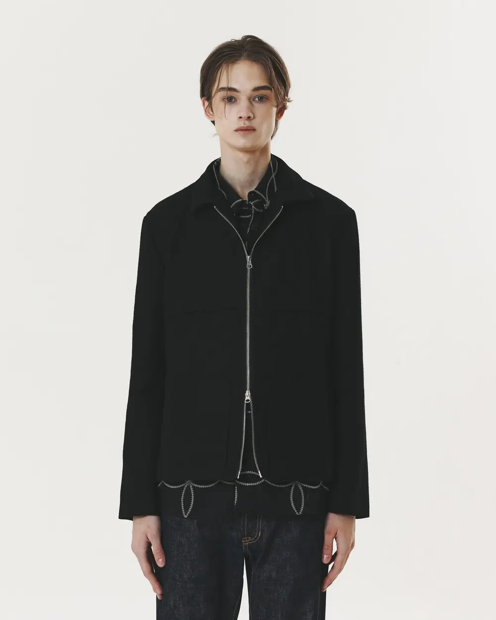 Wool Light Jumper Black