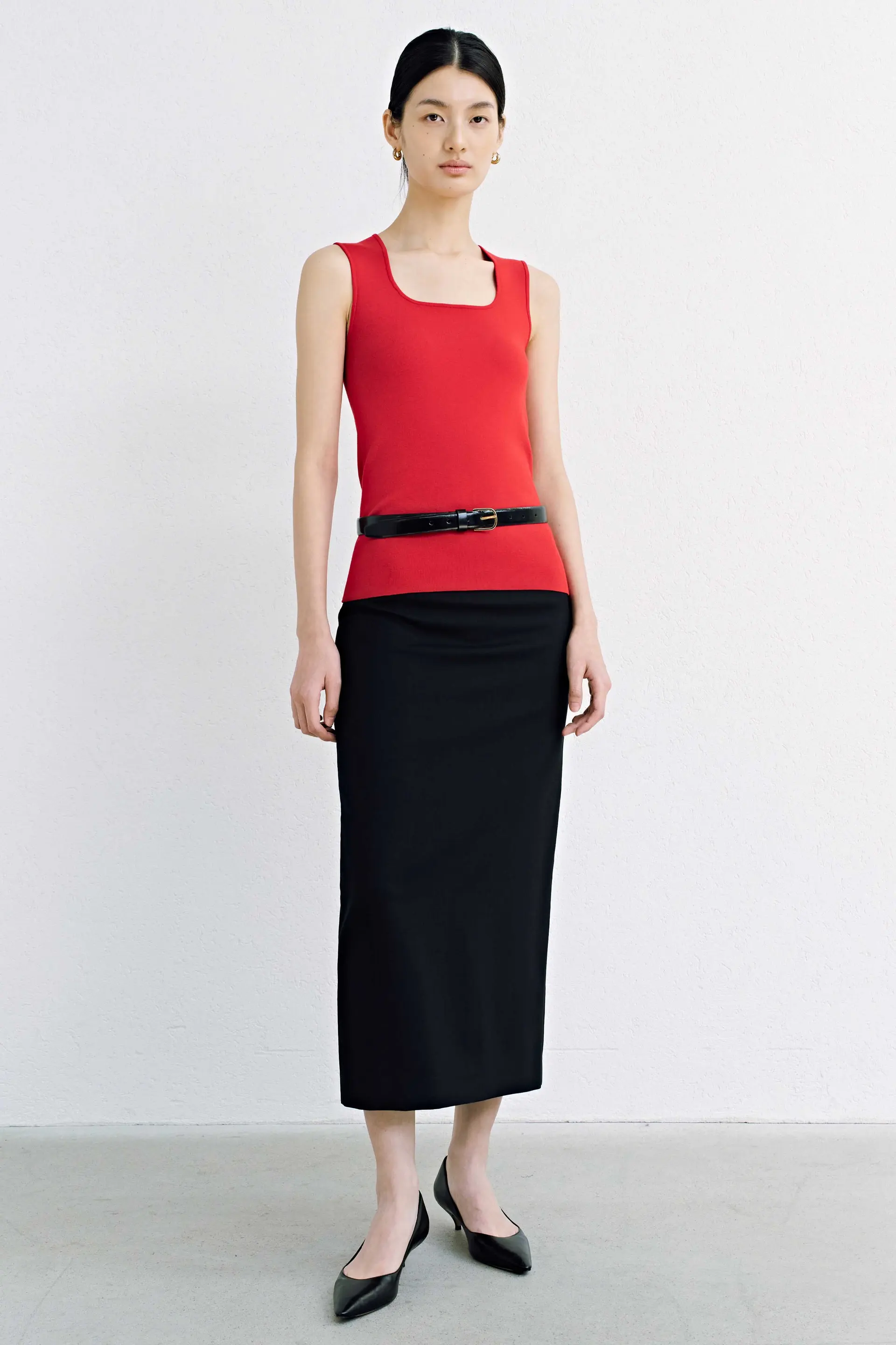 Women's Summer Wool Skirt (Black)