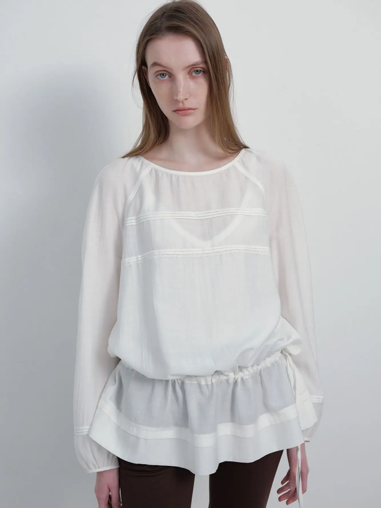 Pintuck Detail Blouse
