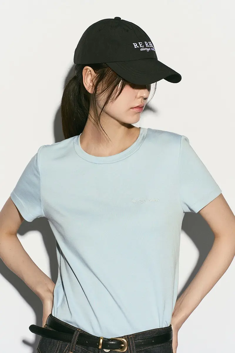 Logo Embroidered T Shirt