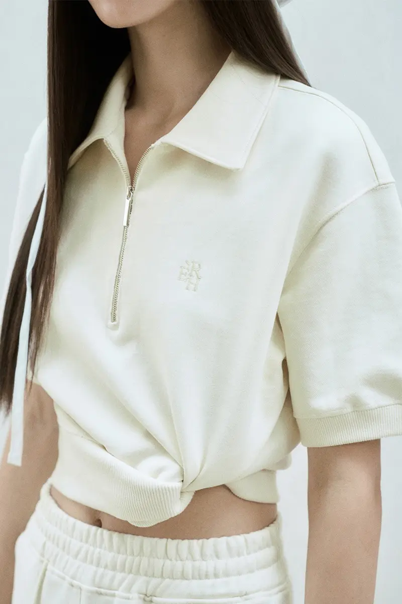 Half Zip Sweatshirt Butter