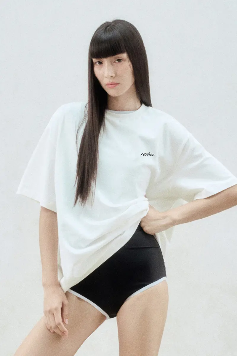 Logo Back Oversized T-Shirt White