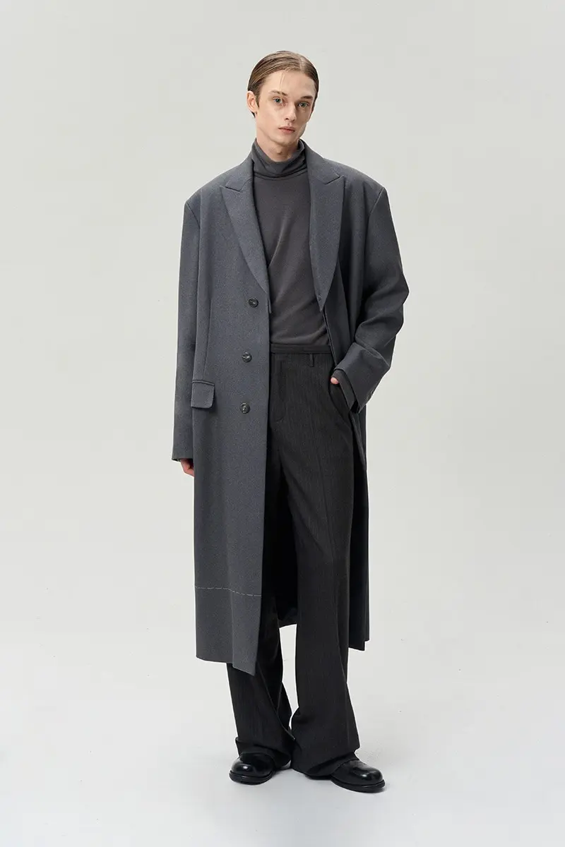 Unisex Removable Collar Coat