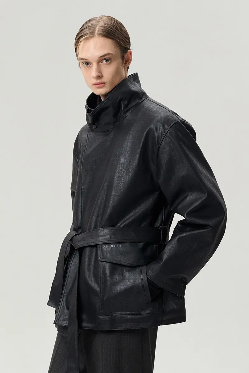 Funnel Neck Quilted Jacket