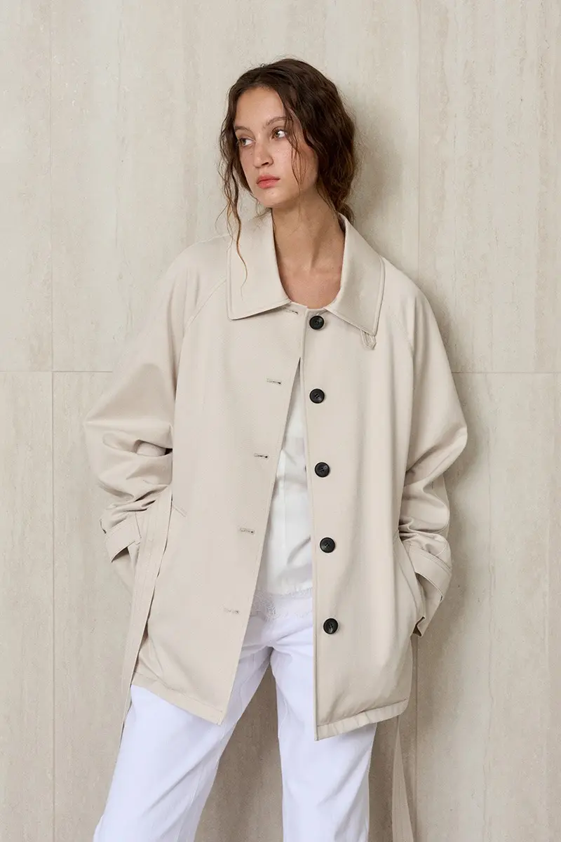 Belted Trench Jacket