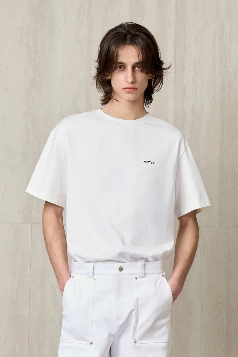 Logo Back Oversized T-Shirt White