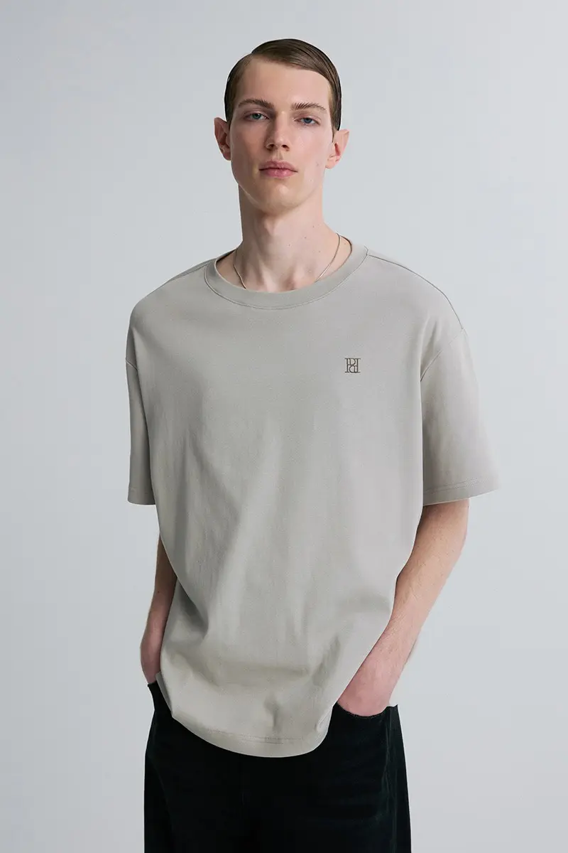 Logo Embroidered T-Shirt Moss