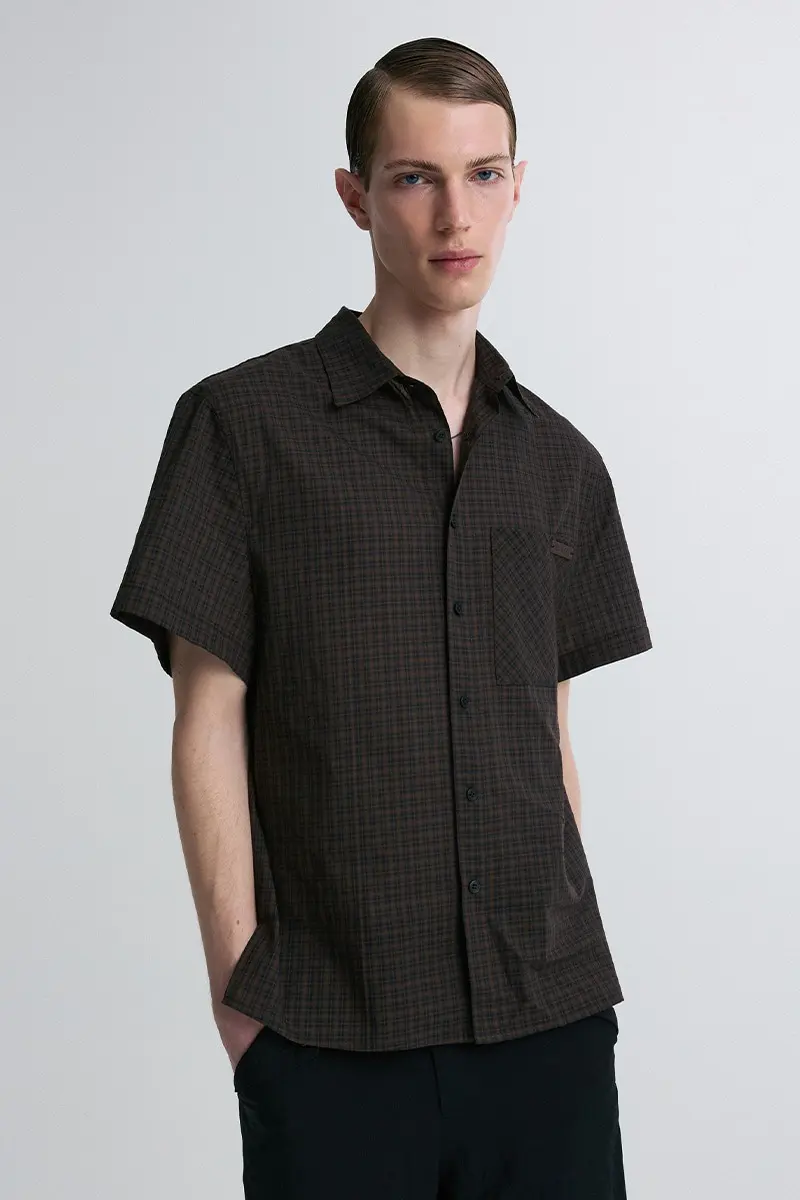 Mini Check Short Sleeve Shirt