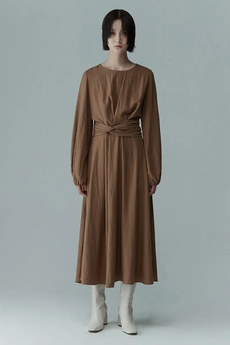 Tie-Waist Maxi Dress