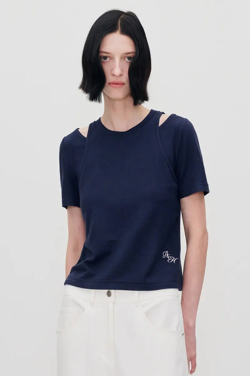 Cutout Detail T-Shirts