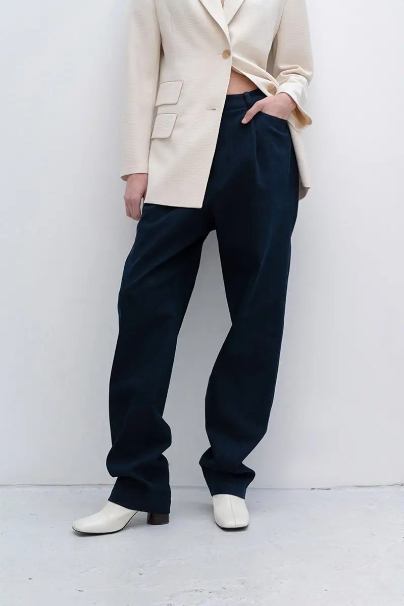 Relaxed Straight Fit Denim Jeans