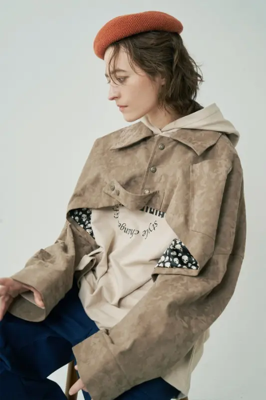 Shadow Cape Blouson