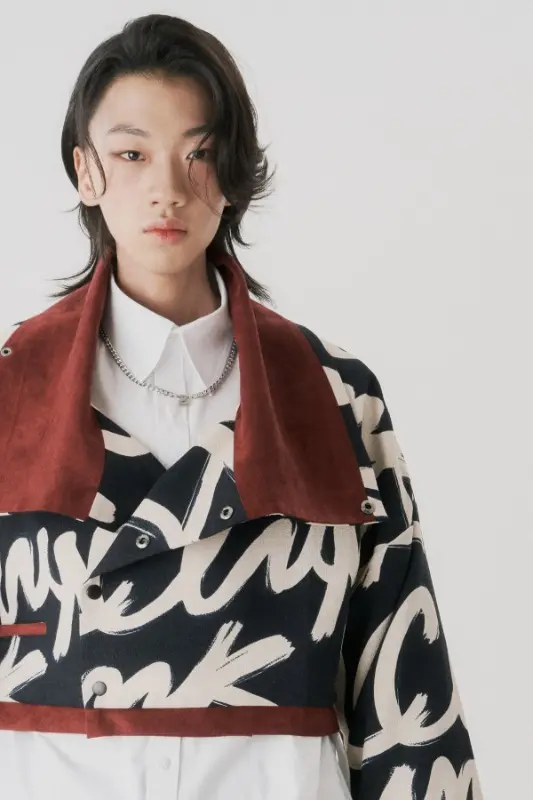 Calli Big Collar Crop Jacket
