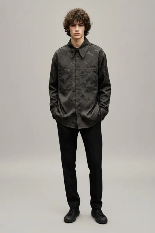 Shadow Camo Boxy Shirt