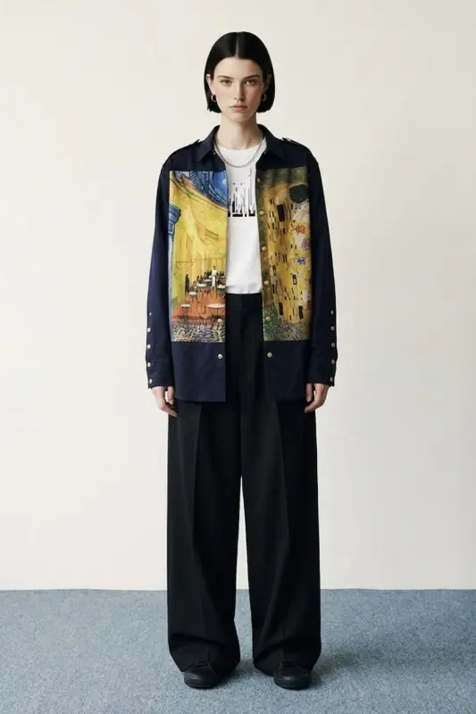 Box Fit Canvas Art Shirt