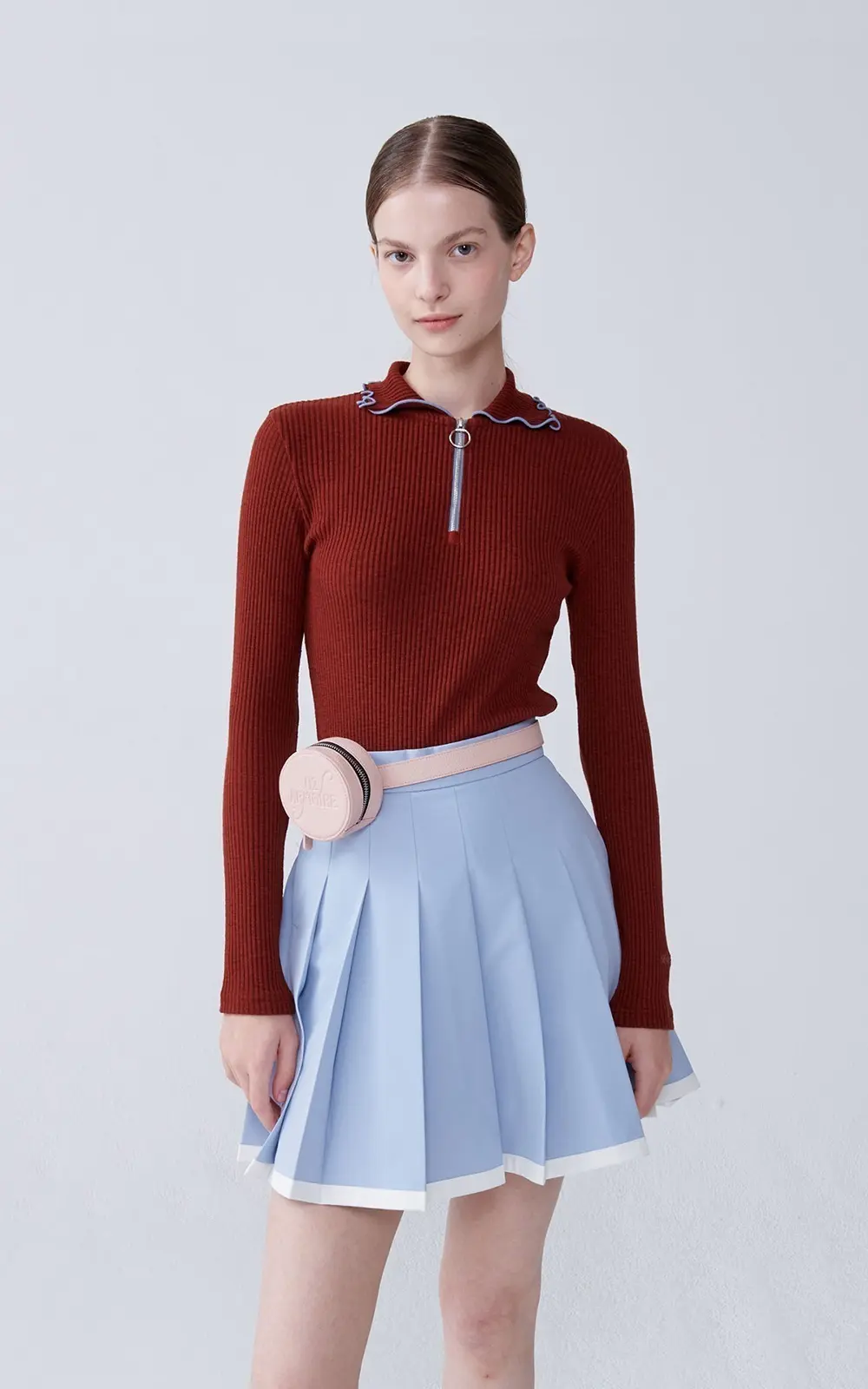Nardin Knit Top (Brick)